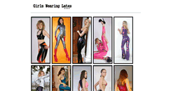 Desktop Screenshot of girlswearinglatex.com